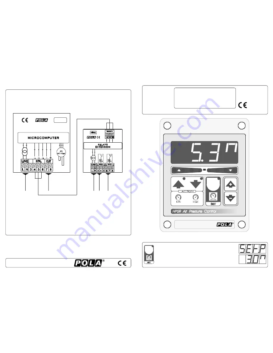 POLA HP59/W Handbook Download Page 1