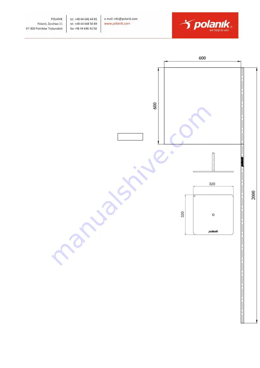 Polanik BF Series Technical Specification Instruction Manual Download Page 3