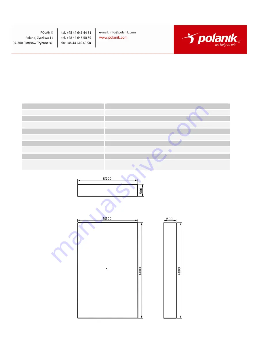 Polanik W-4255 Скачать руководство пользователя страница 3