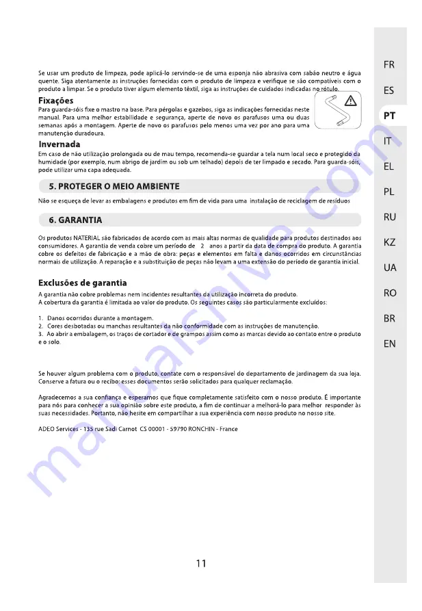 Polar Electro 20R09P08-001 Assembly-Use-Maintenence Manual Download Page 11