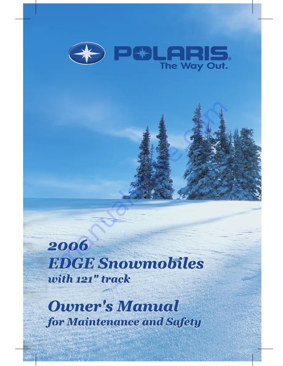 Polaris 340 Edge Owner'S Manual Download Page 1