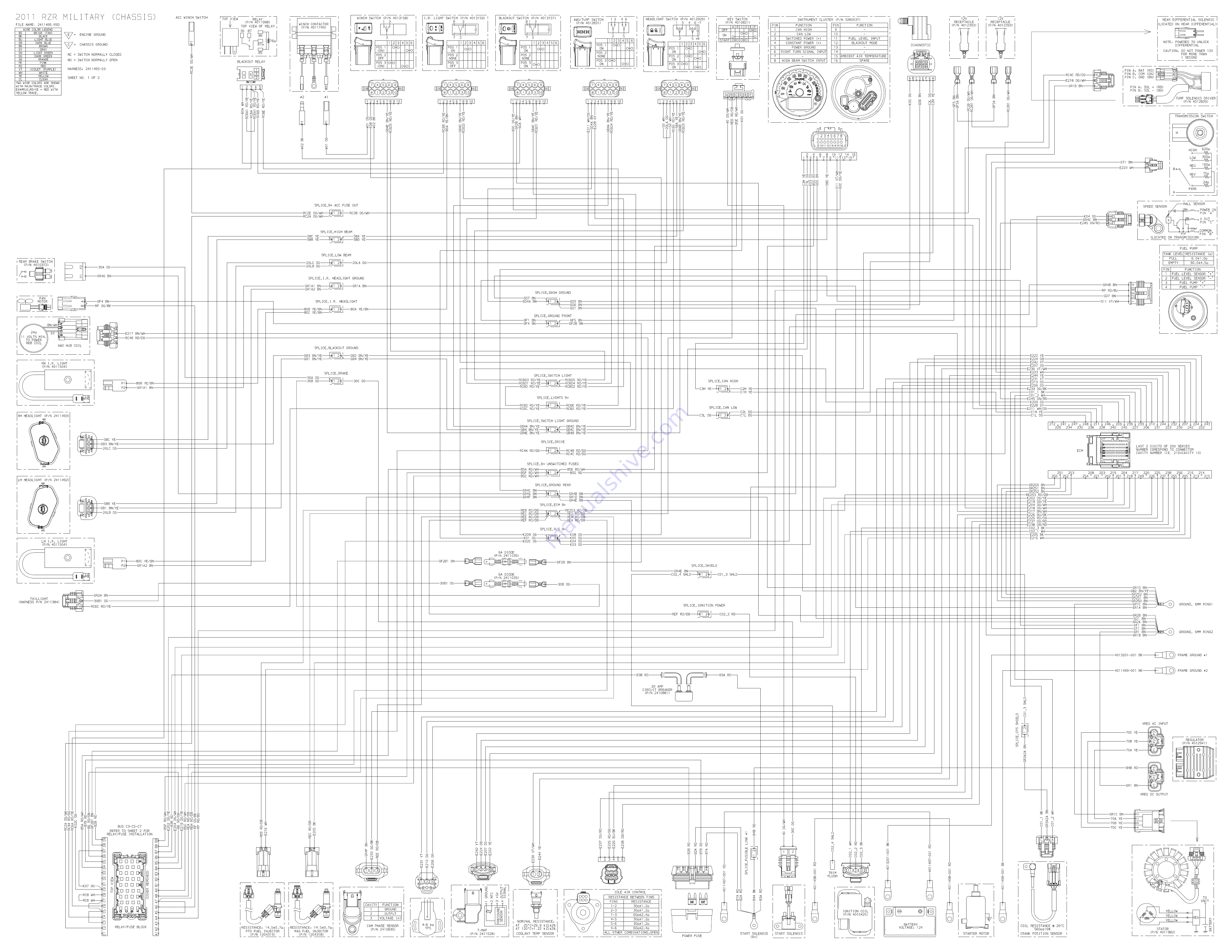 Polaris Ranger RZR SW Service Manual Download Page 345