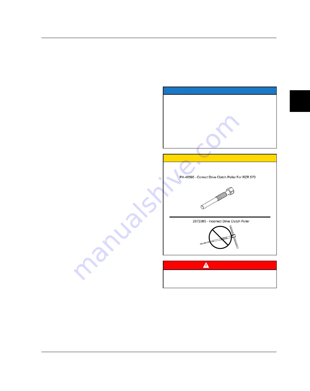 Polaris RZR 570 2013 Service Manual Download Page 101