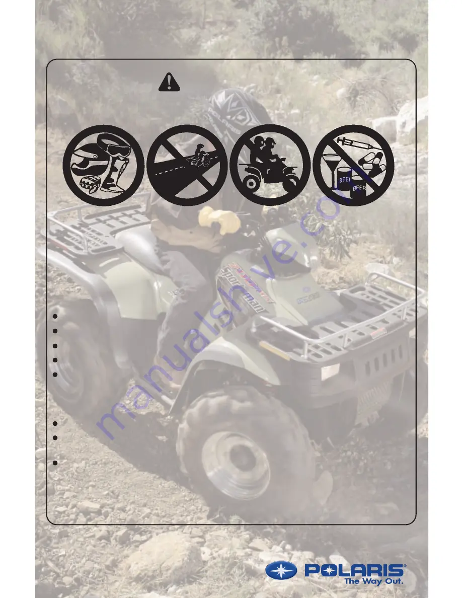 Polaris Sportsman 700 HO 2004 Owner'S Manual Download Page 139