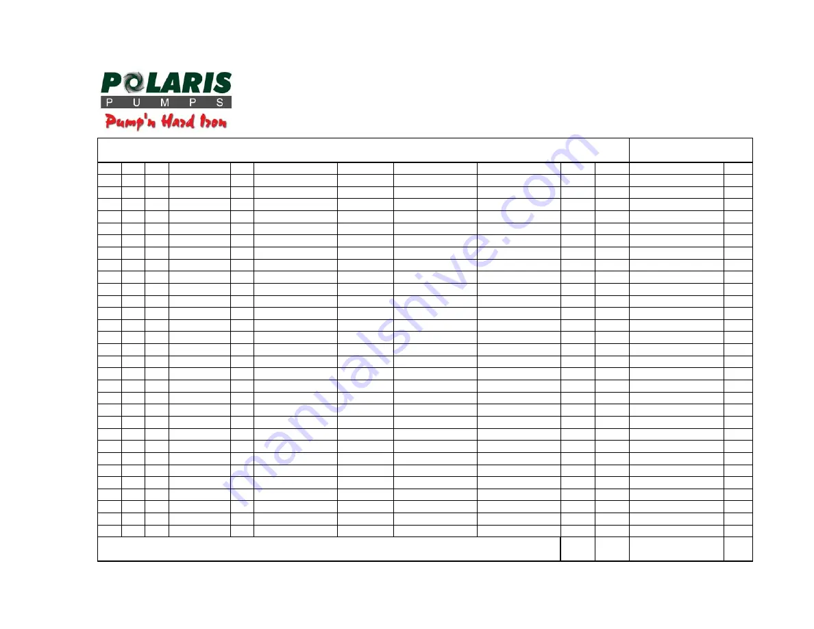 Polaris TBM 200 LH Series Installation And Maintenance Manual Download Page 22