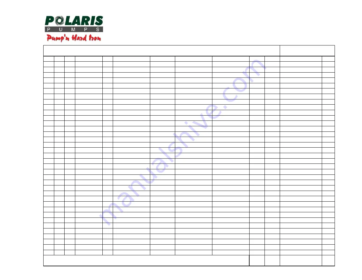 Polaris TBM 200 LH Series Installation And Maintenance Manual Download Page 28