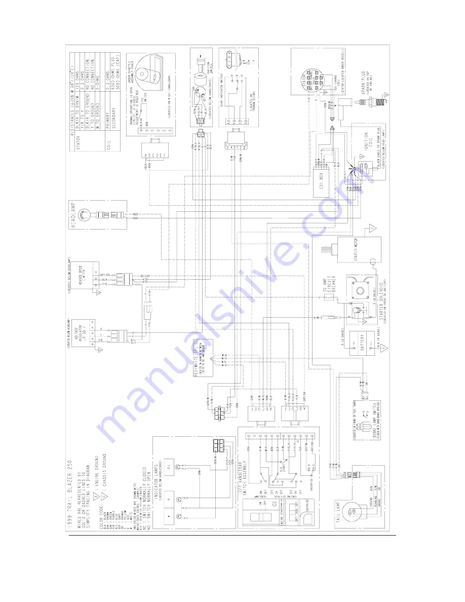 Polaris Trail Blazer Service Manual Download Page 630