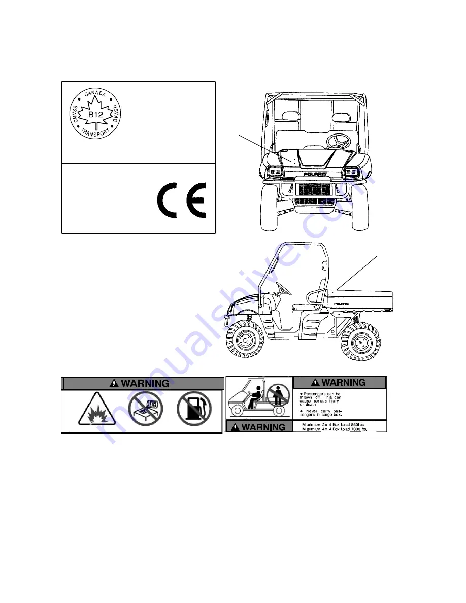 Polaris UTV Series 10 2x4 Owner'S Manual Download Page 36