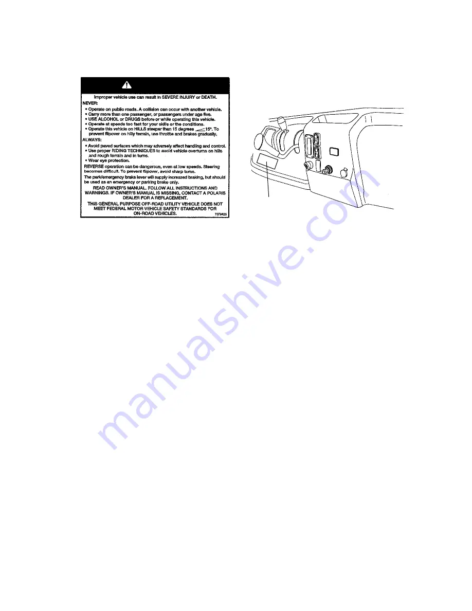 Polaris UTV Series 10 2x4 Owner'S Manual Download Page 37