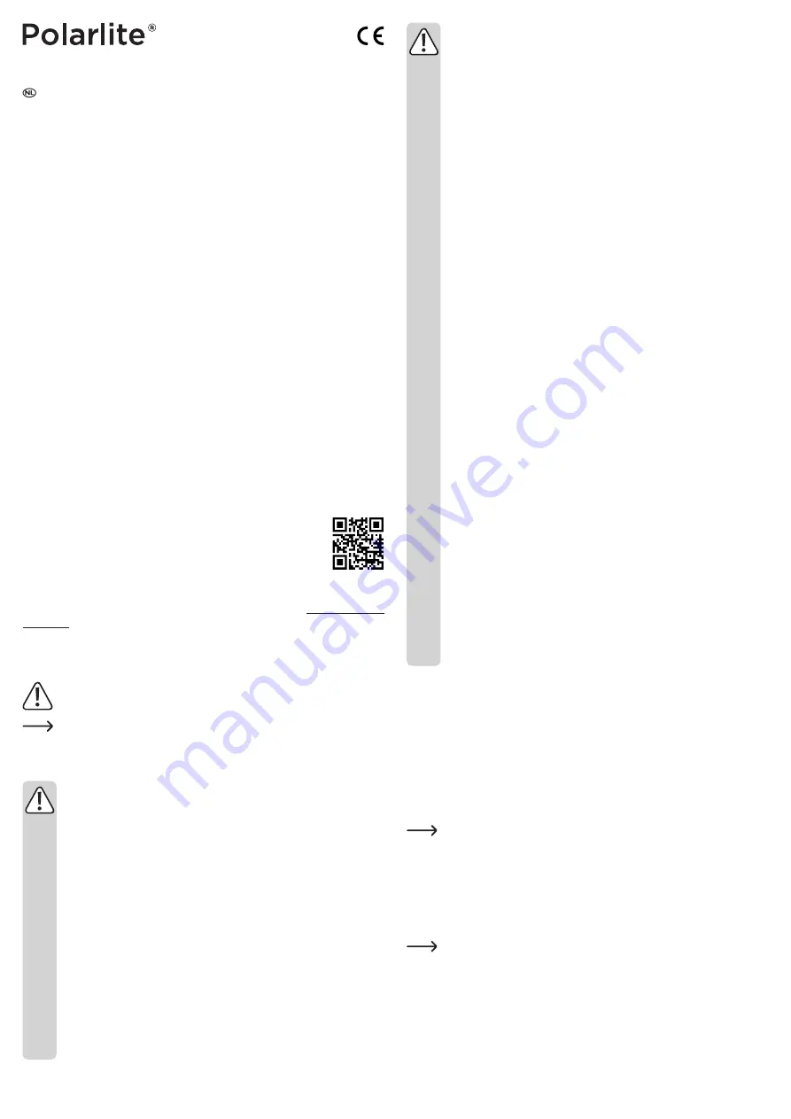 Polarlite 1465084 Operating Instructions Manual Download Page 7