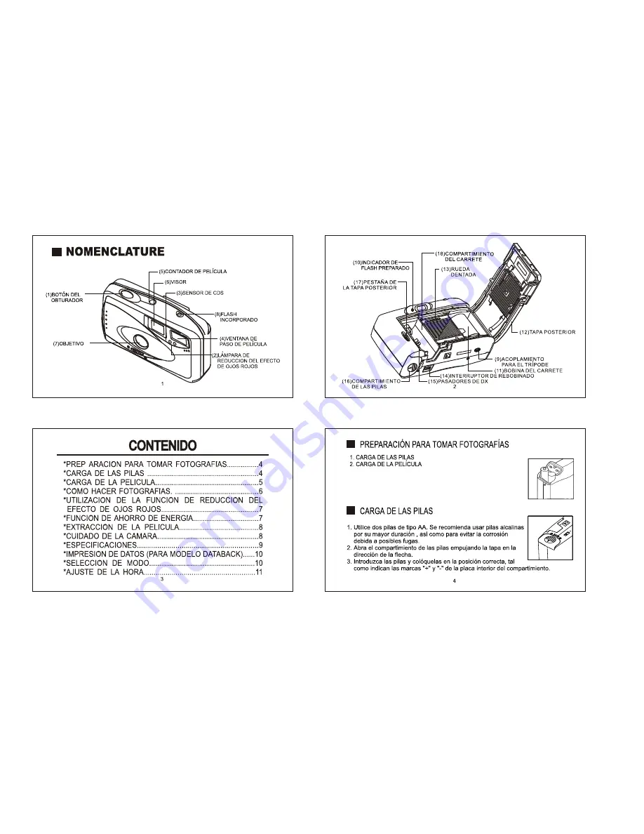 Polaroid 240BV Скачать руководство пользователя страница 4