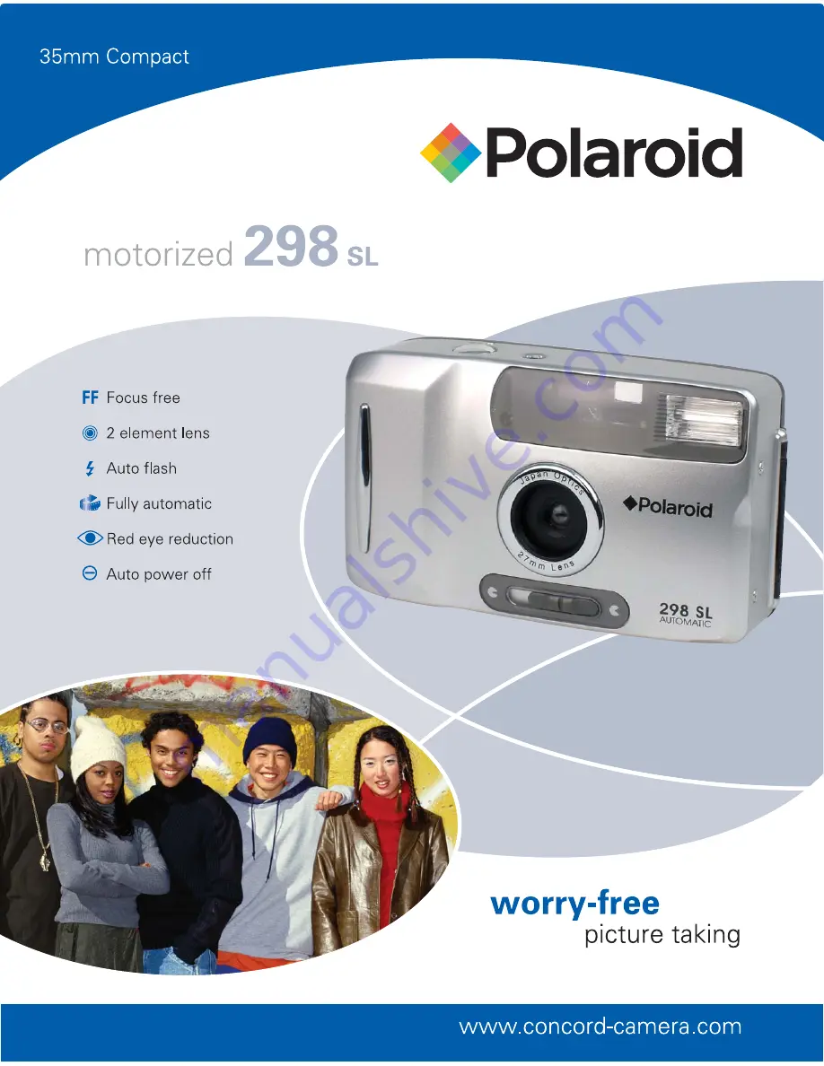 Polaroid 298SL Specifications Download Page 1