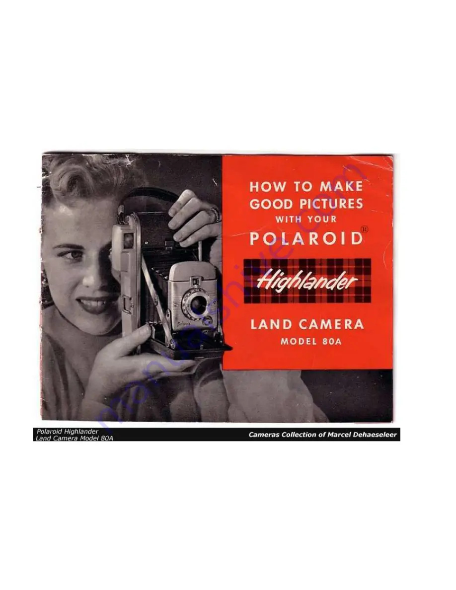 Polaroid 80A Highlander Manual Download Page 1