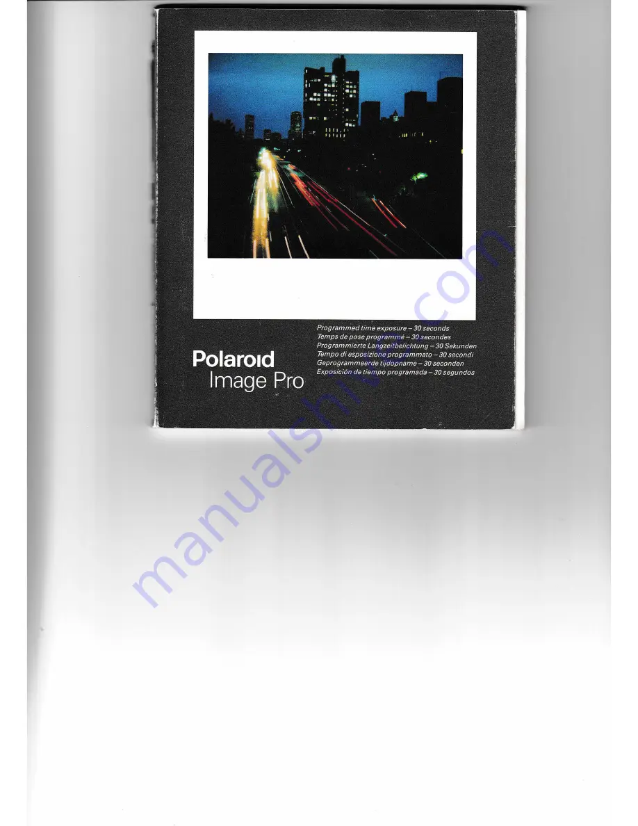 Polaroid image pro User Manual Download Page 1