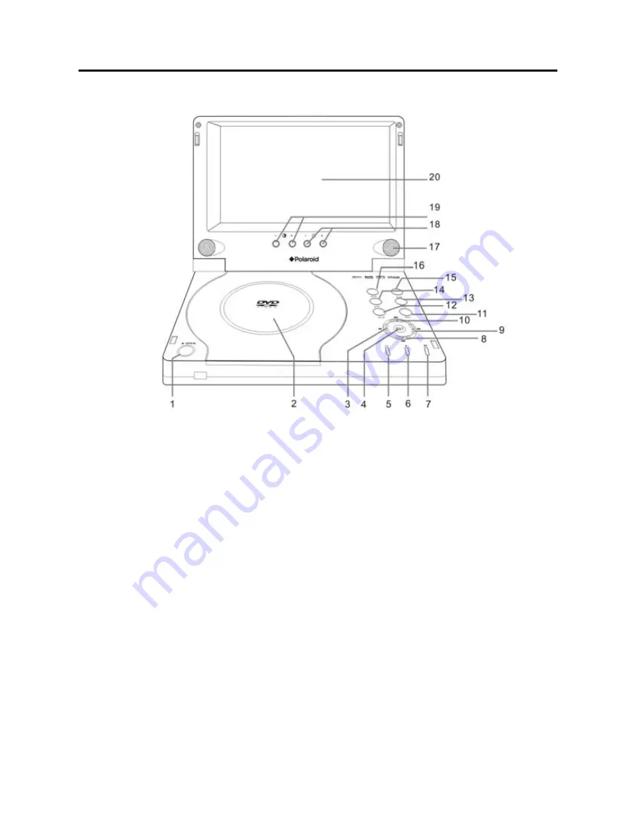 Polaroid PDV-0713B Operation Manual Download Page 8