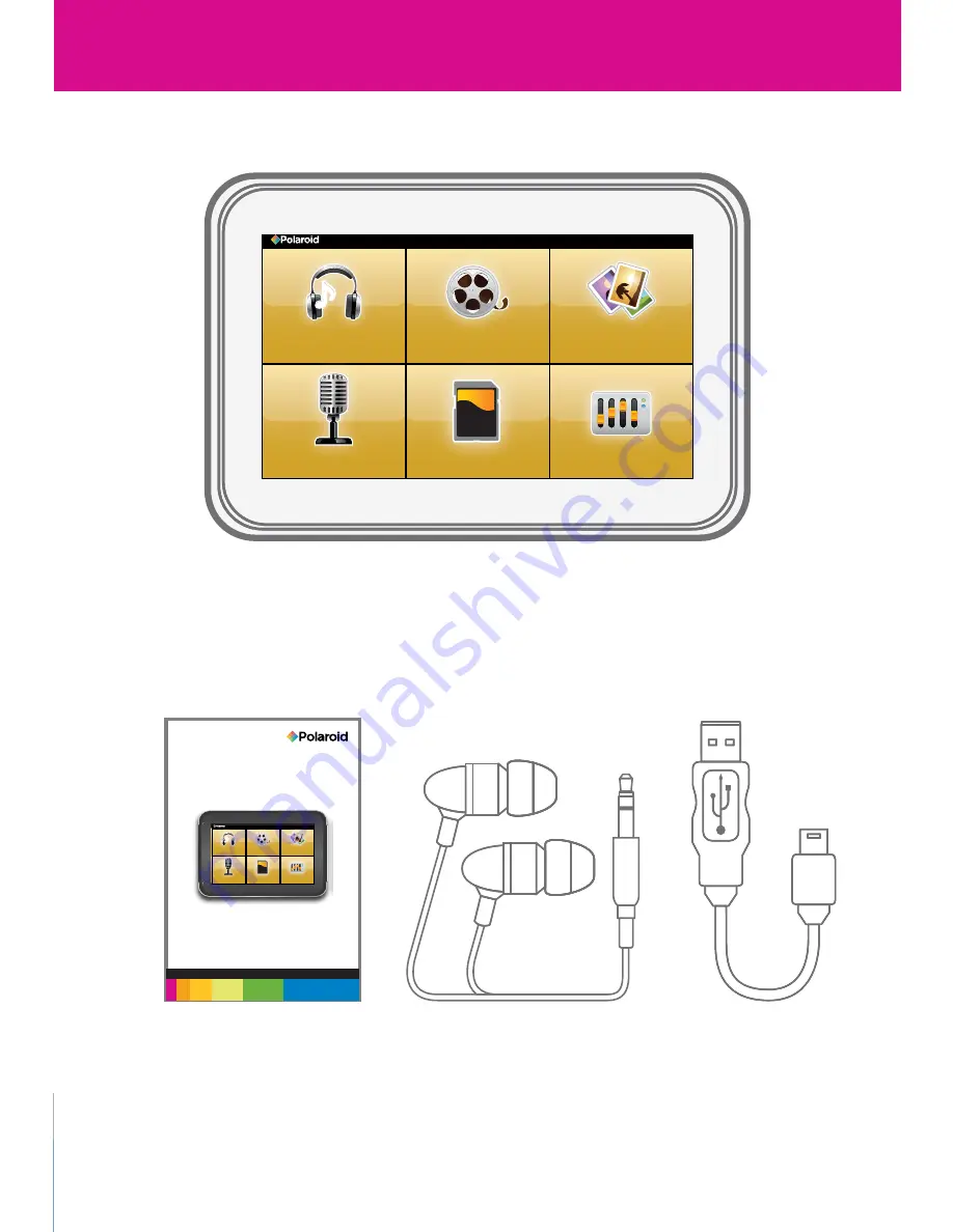 Polaroid PMP430-4 Скачать руководство пользователя страница 2