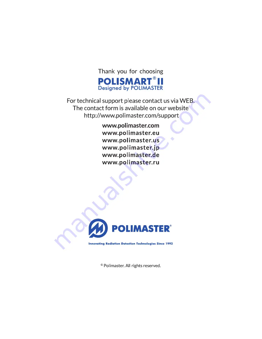 Polimaster POLISMART II PM1904 Quick Start Operation Manual Download Page 28