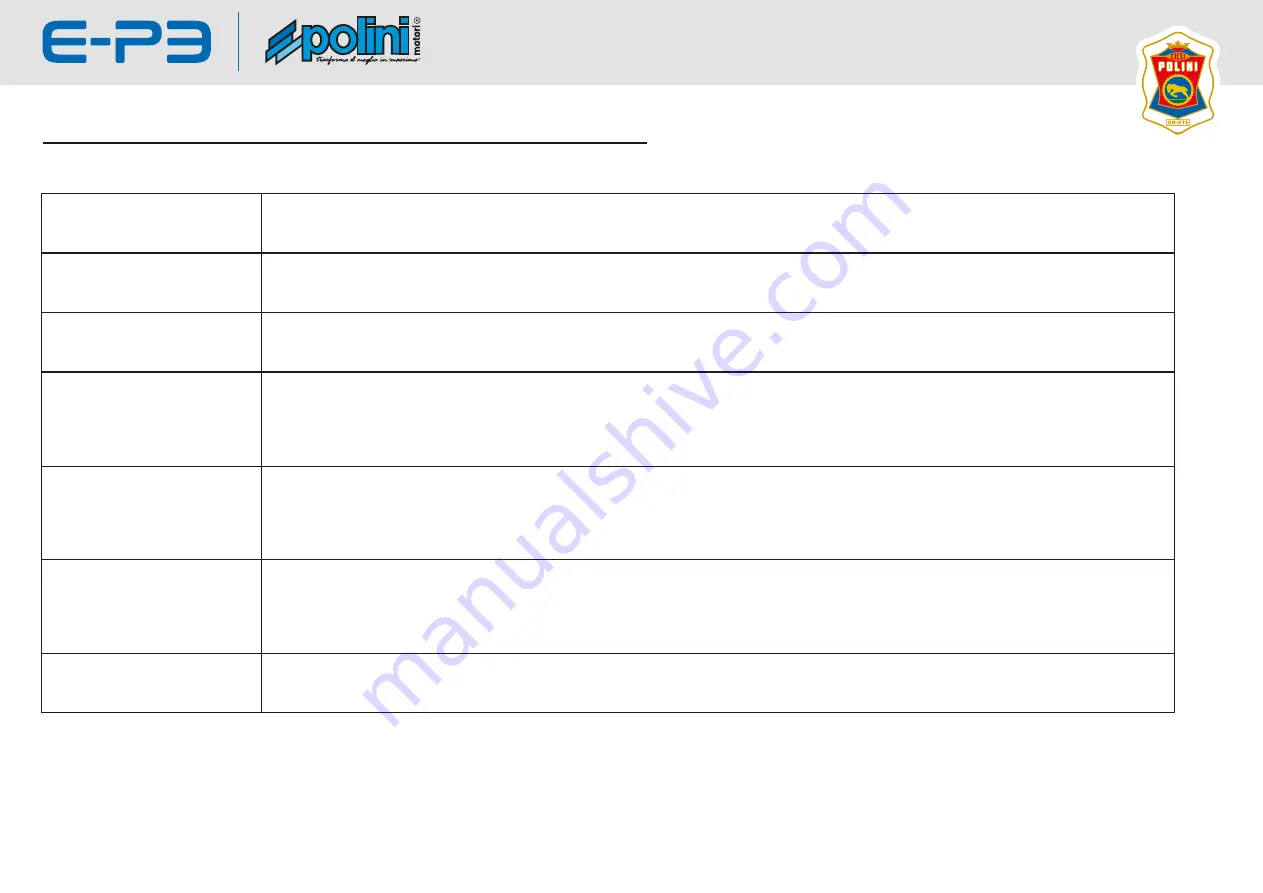 Polini motori E-P3 Manual Download Page 24