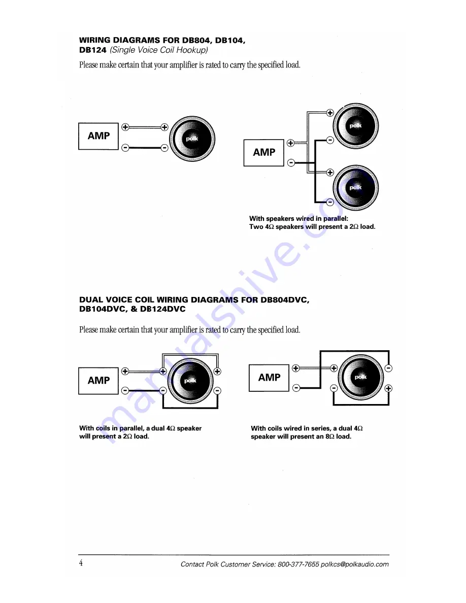 Polk Audio 08104DVC Manual Download Page 4