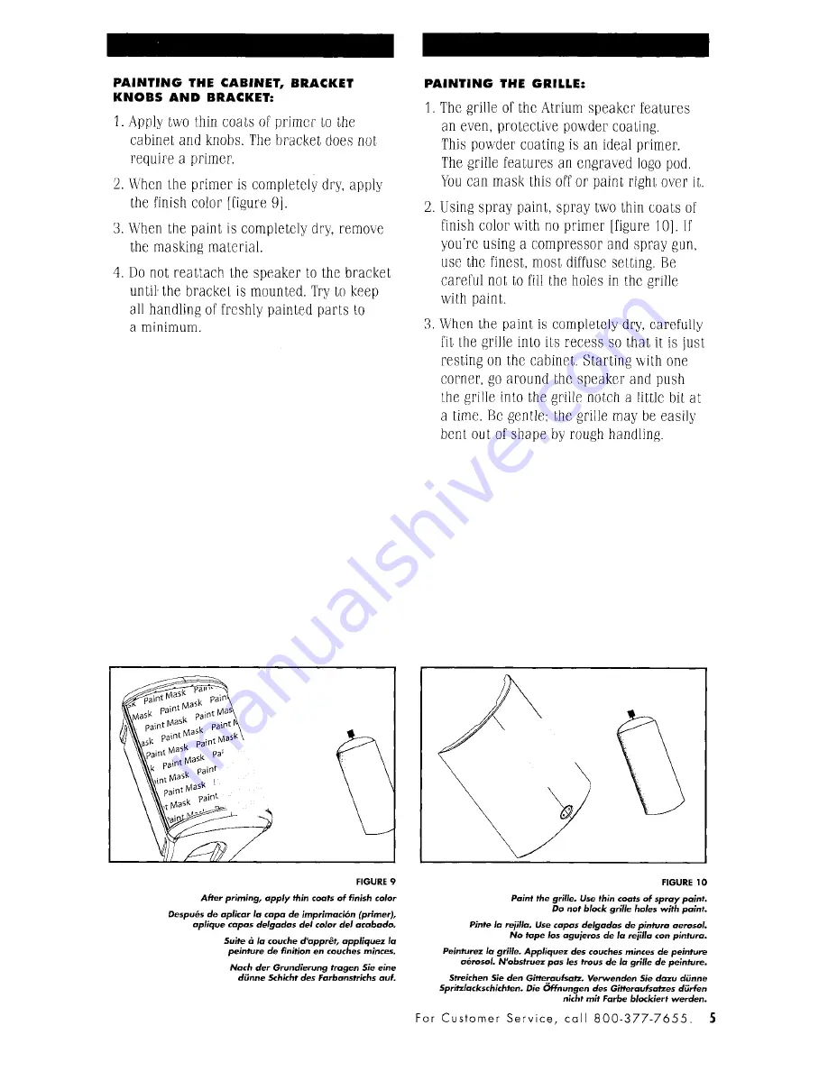 Polk Audio Atrium 65SDI Owner'S Manual Download Page 5