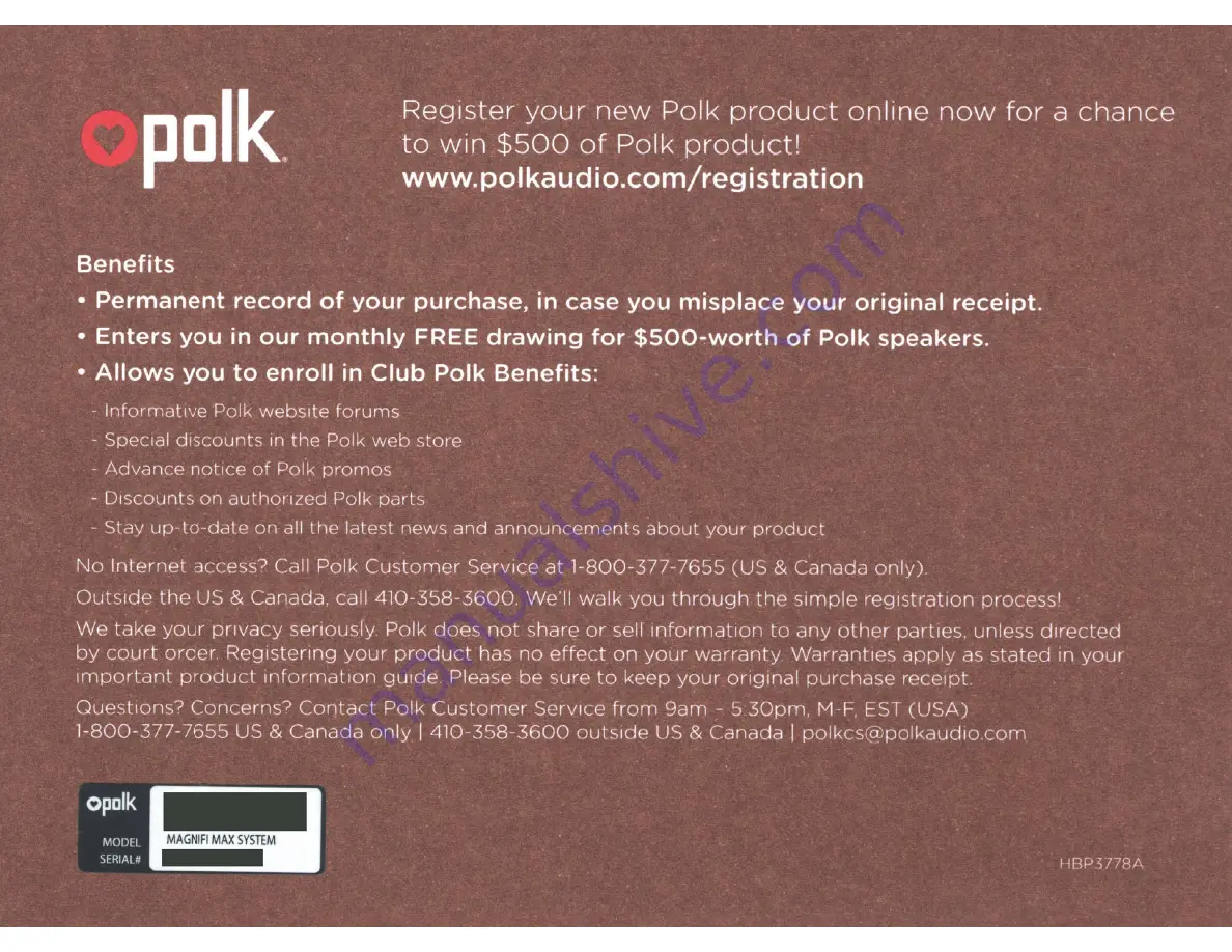 Polk Audio Magnifi One Quick Start Manual Download Page 27