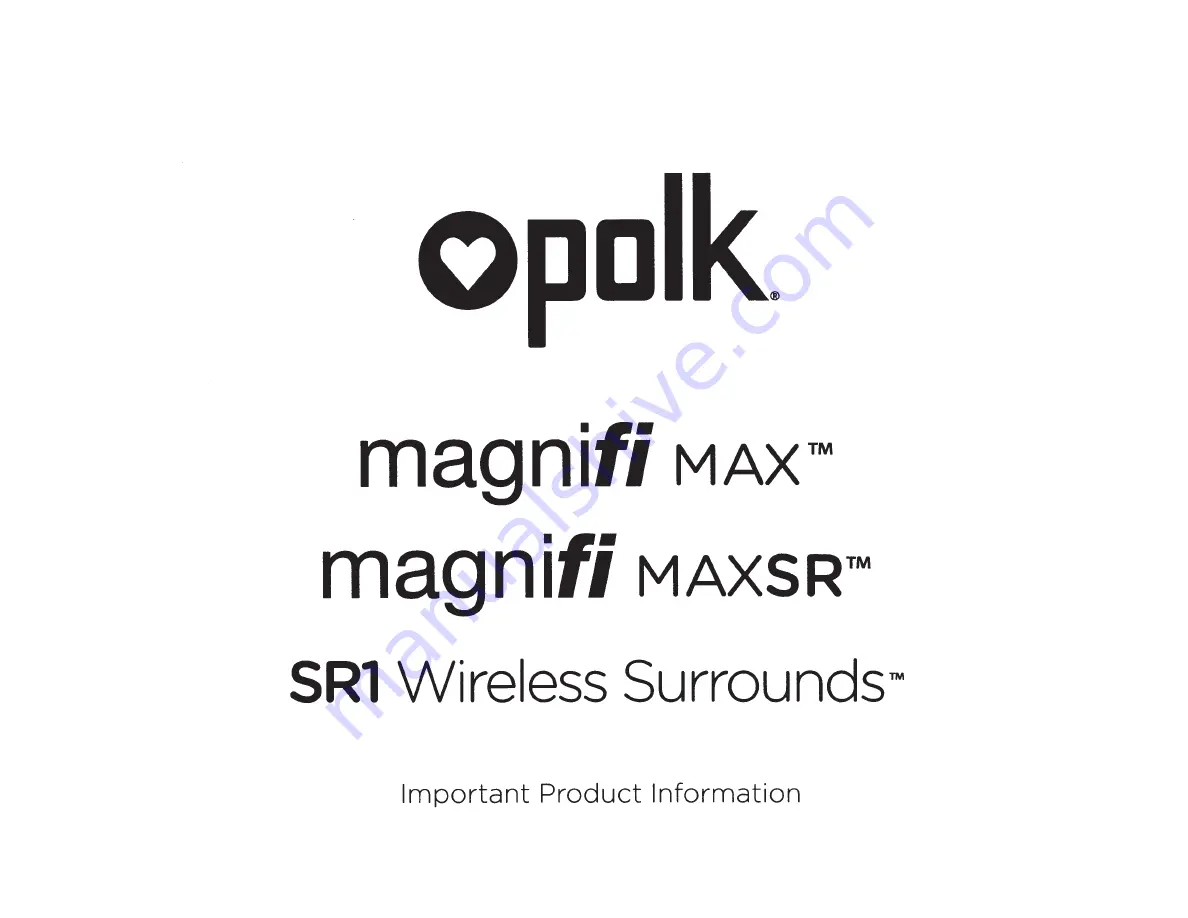 Polk Audio Magnifi One Quick Start Manual Download Page 29