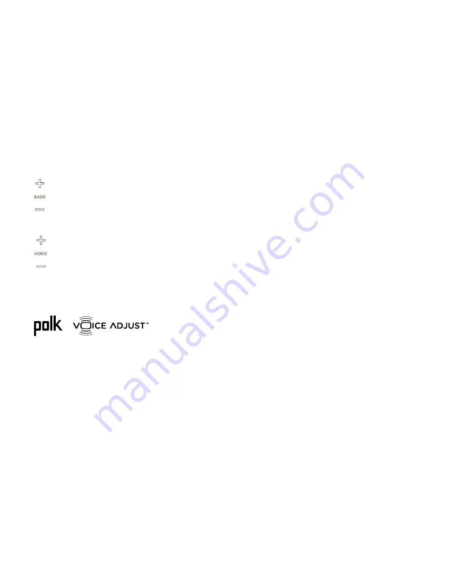 Polk Mono CommandBar Quick Start Manual Download Page 44