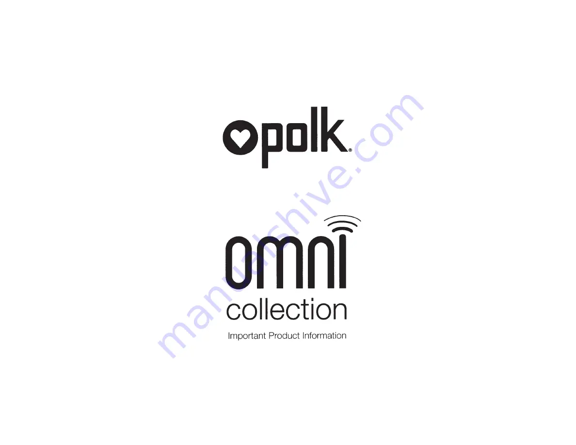 Polk Mono Omni S6 Setup Manual Download Page 23