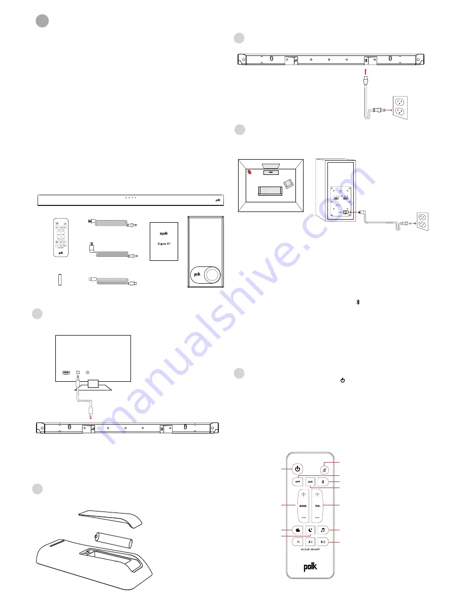 Polk Mono Signa S1 Quick Start Manual Download Page 10