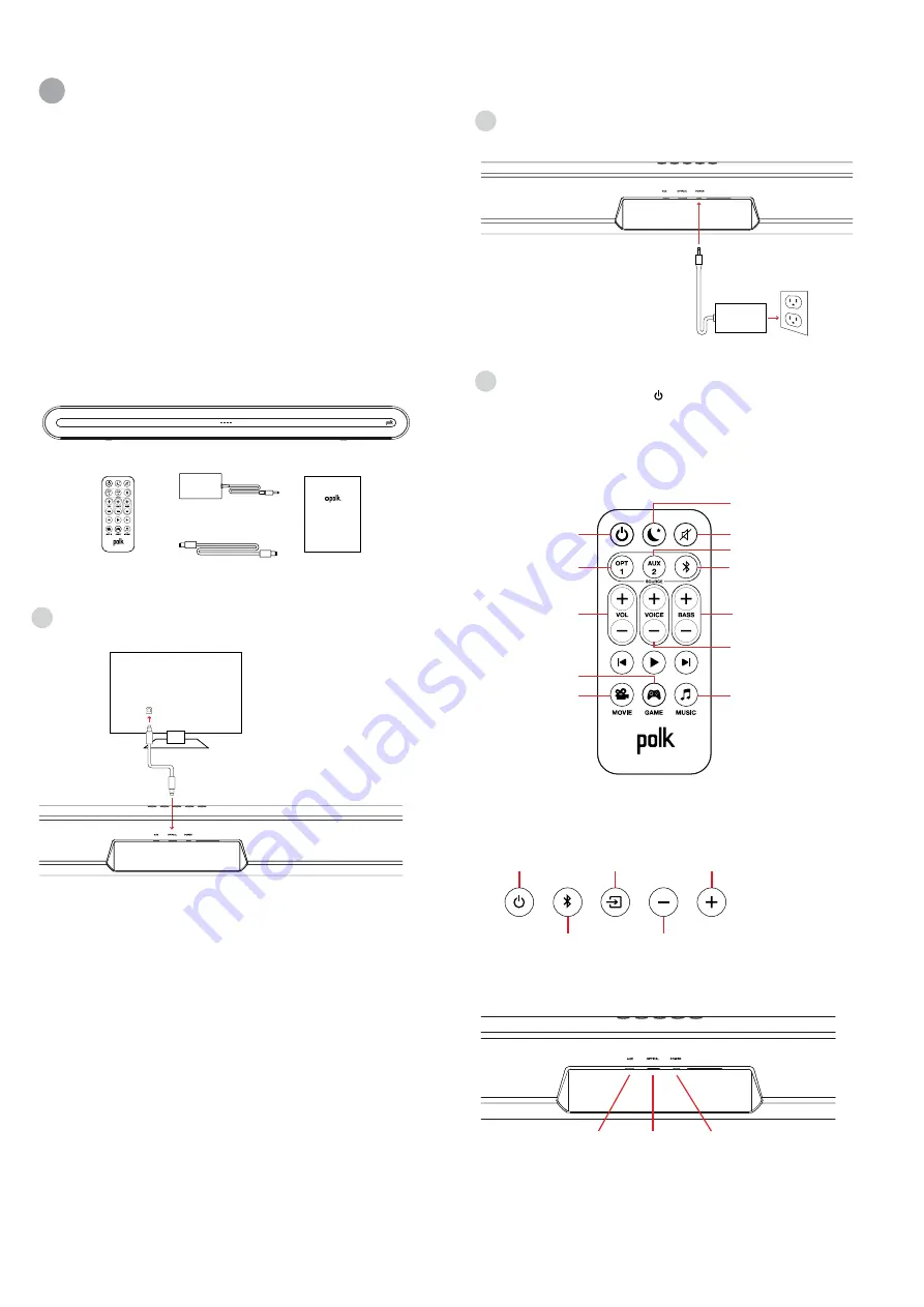 Polk Mono Signa Solo Quick Start Manual Download Page 4