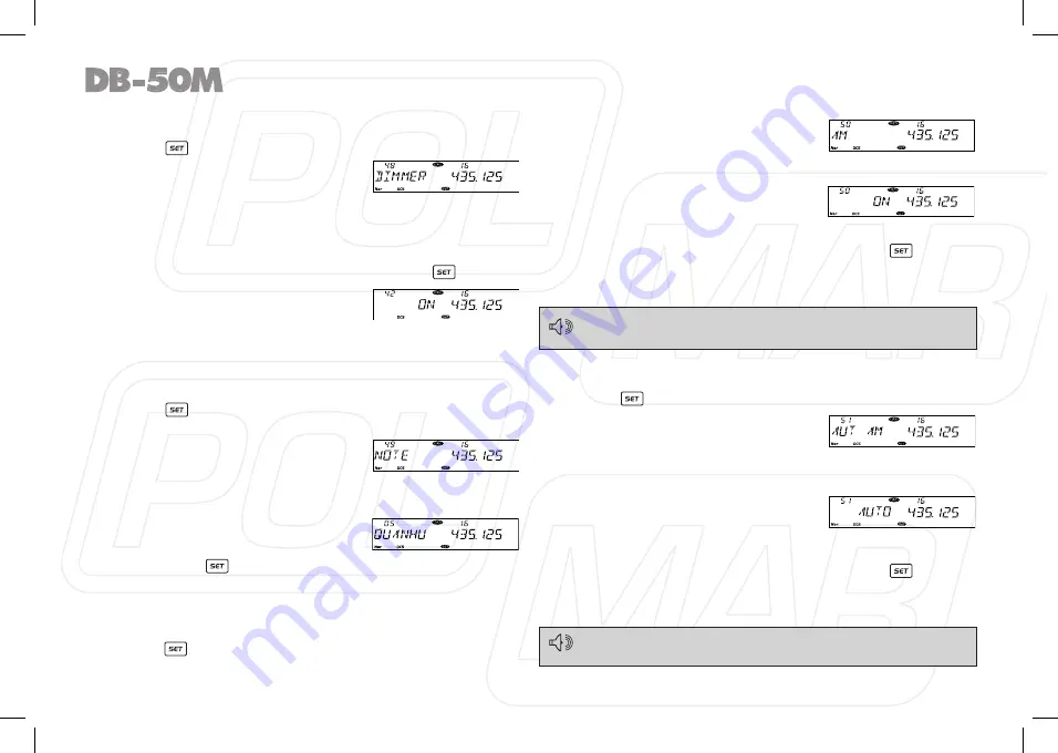 POLMAR DB-50M User Manual Download Page 34