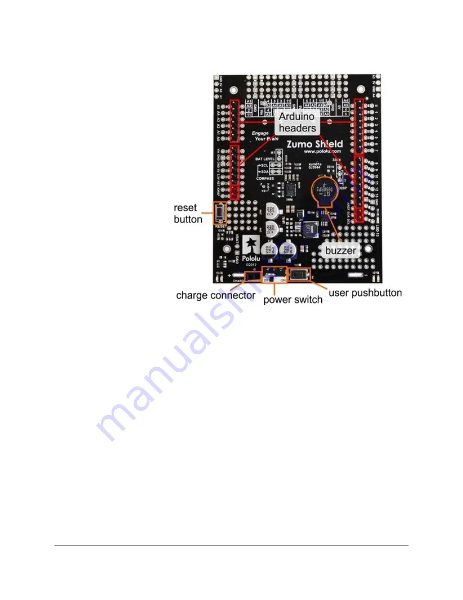 Pololu Zumo Shield For Arduino User Manual Download Page 10