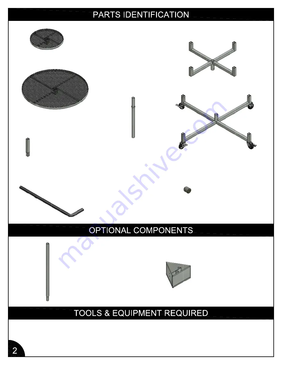 Poly-Tex CD8000 Assembly Instructions Manual Download Page 2