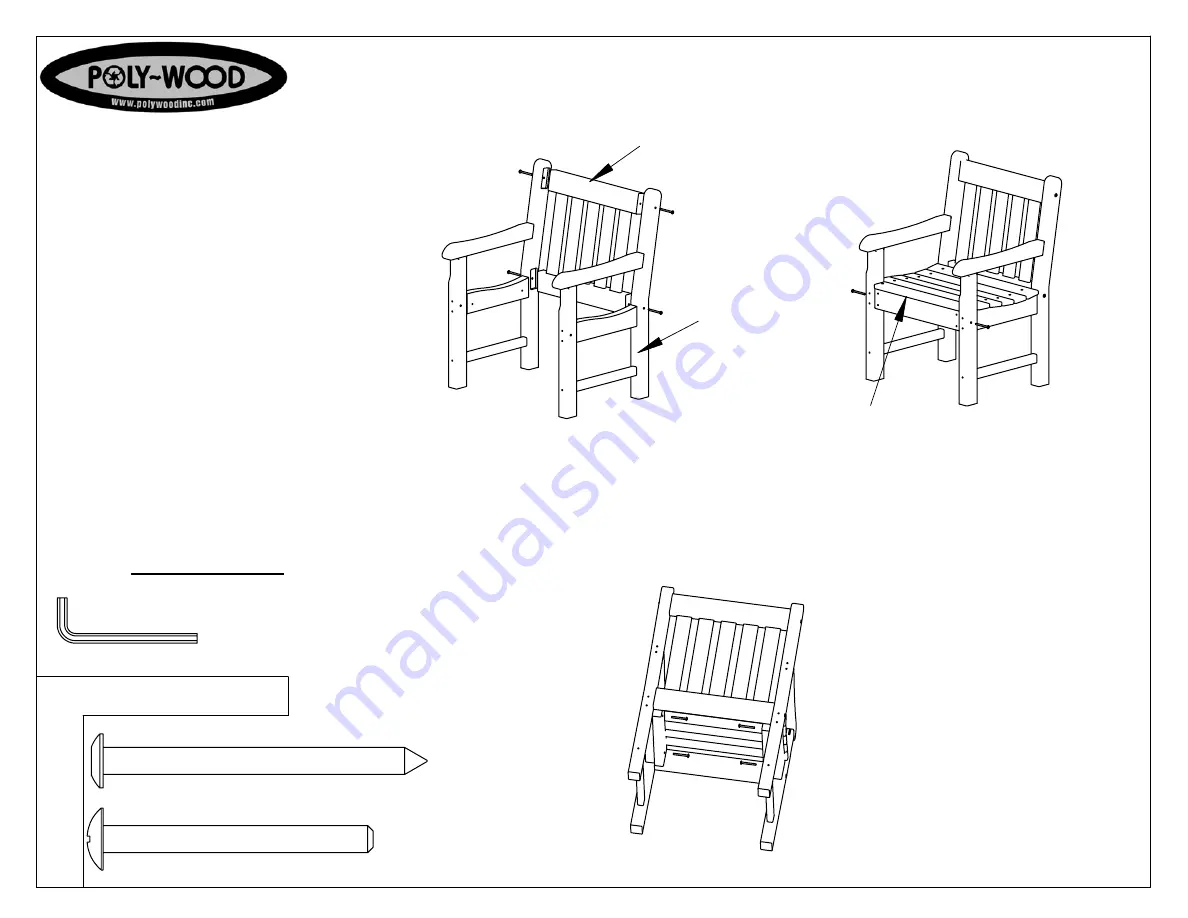 Poly-Wood RKB24 Assembly Instructions Download Page 1