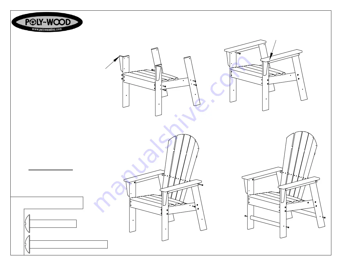 Poly-Wood SBD16 Assembly Instructions Download Page 1