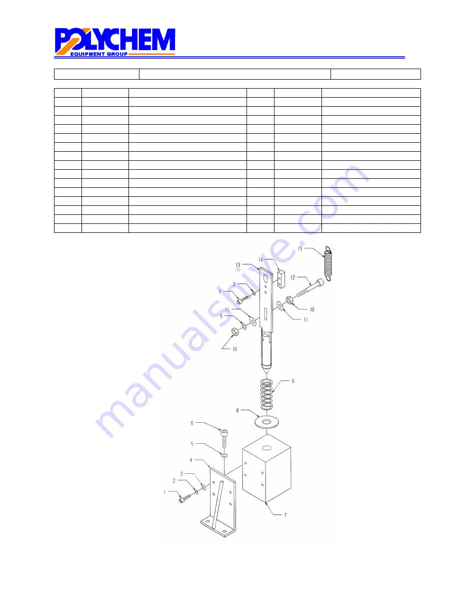 Polychem GP44 Operation And Maintenance Manual Download Page 88