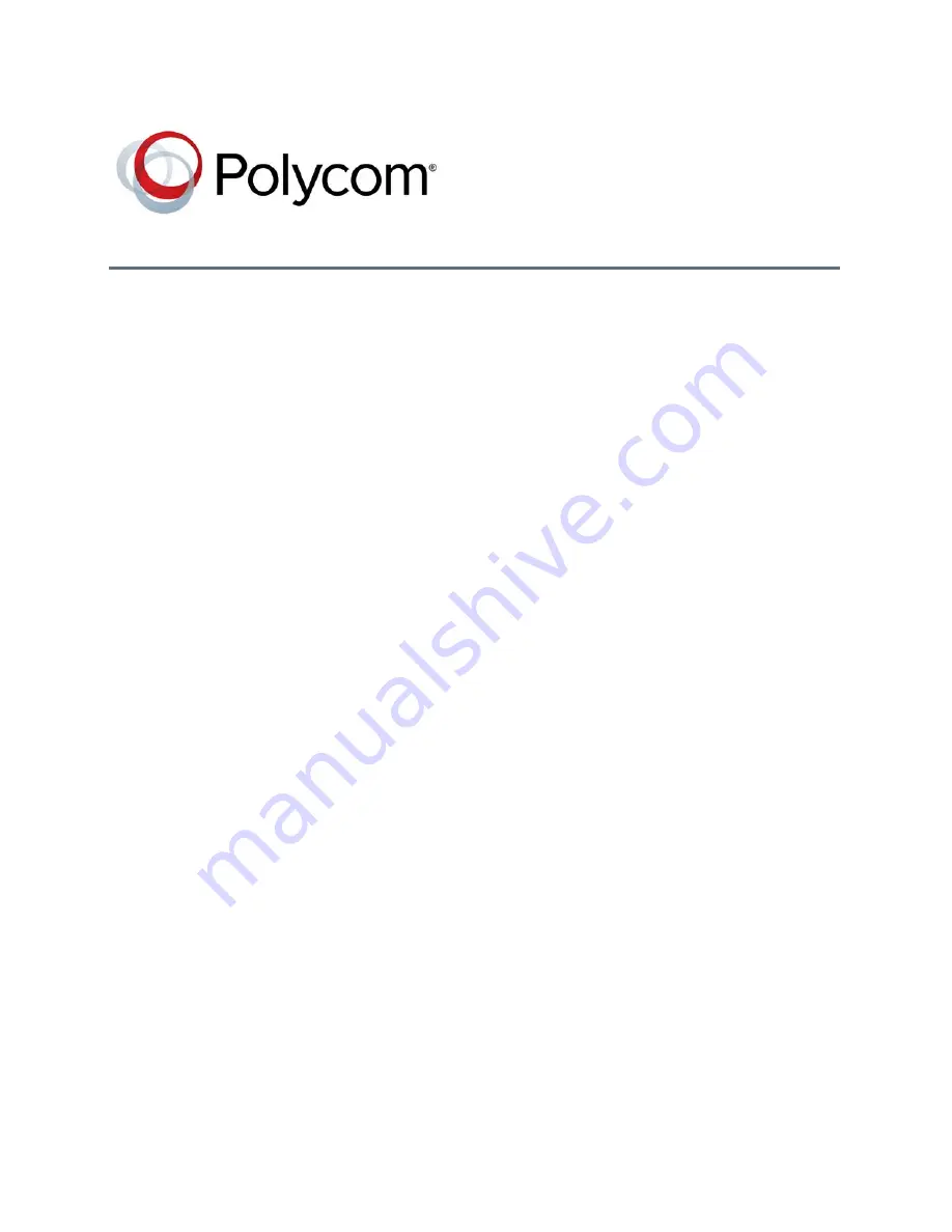 Polycom P008 ISM43341 User Manual Download Page 1