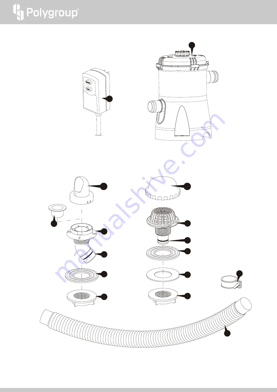 Polygroup SUMMER WAVES RP350 Owner'S Manual Download Page 8