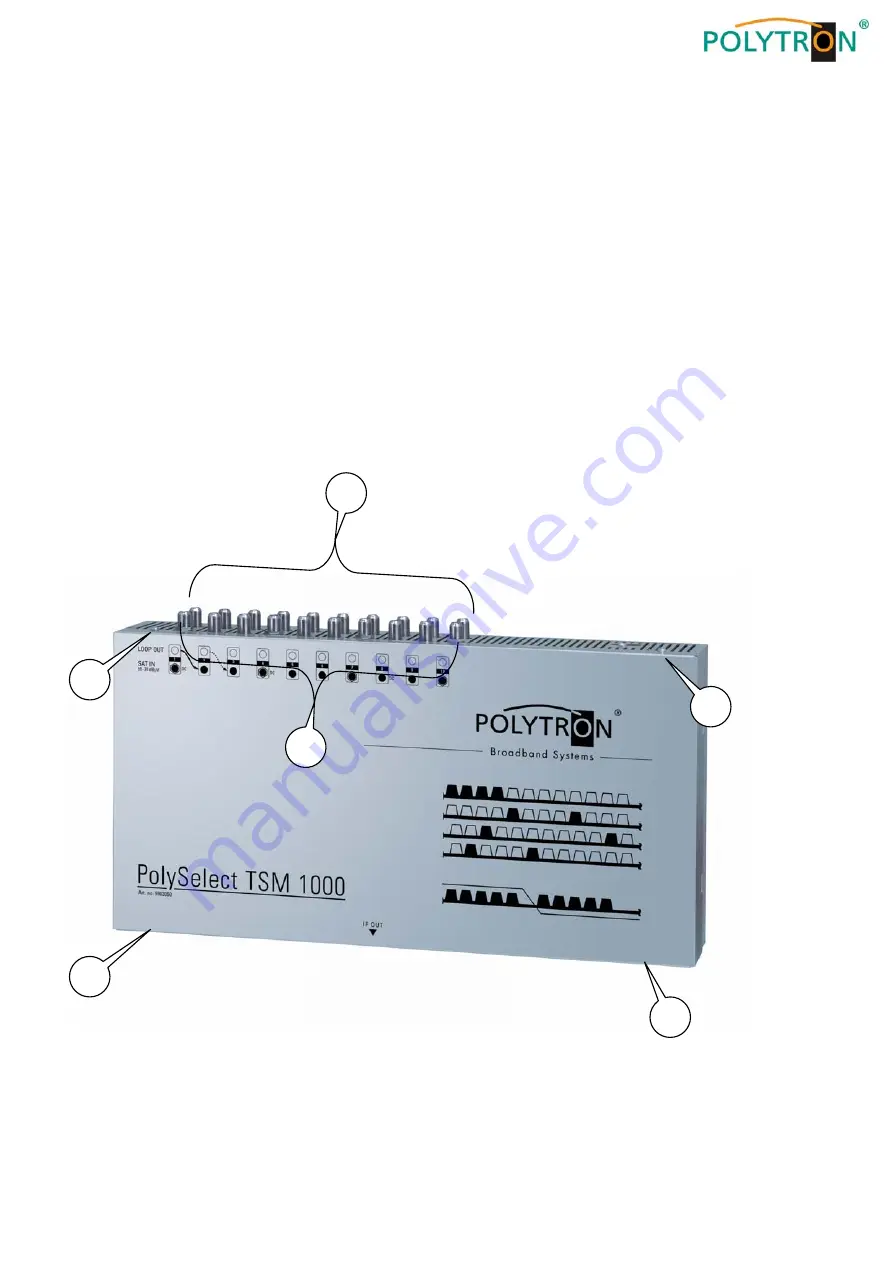 Polytron PolySelect TSM 1000 Operating Manual Download Page 5