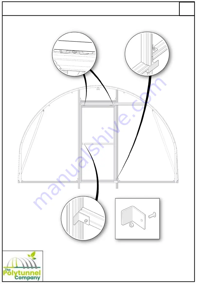 Polytunnel Company Garden Pride Building Instructions Download Page 14