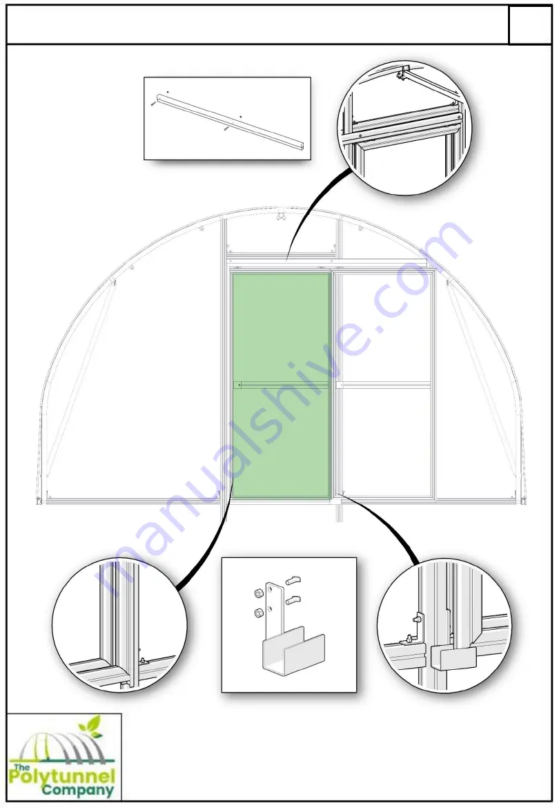 Polytunnel Company Garden Pride Building Instructions Download Page 15