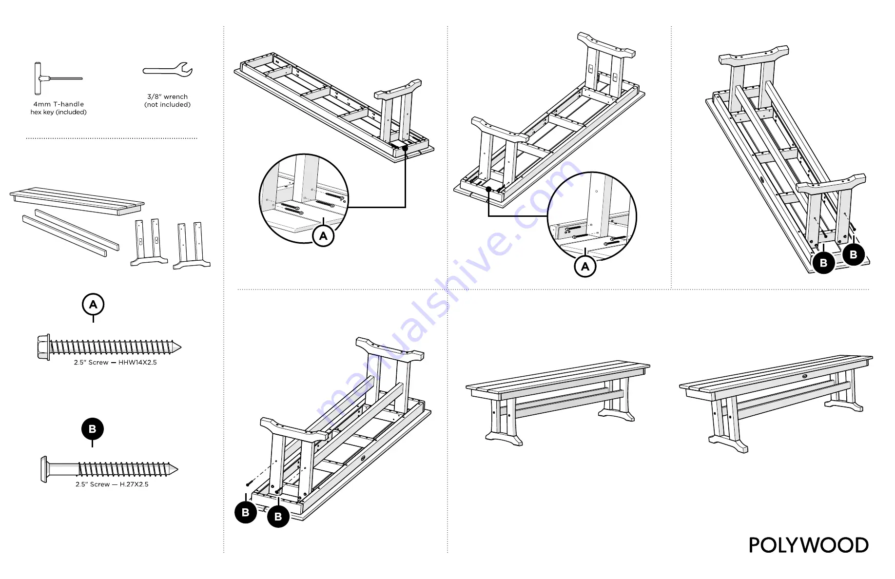 Polywood PWS1174-1 Скачать руководство пользователя страница 4