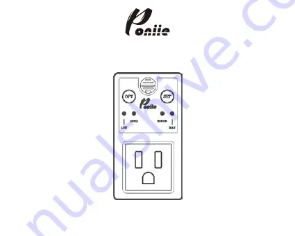 Poniie PN340 User Manual Download Page 1