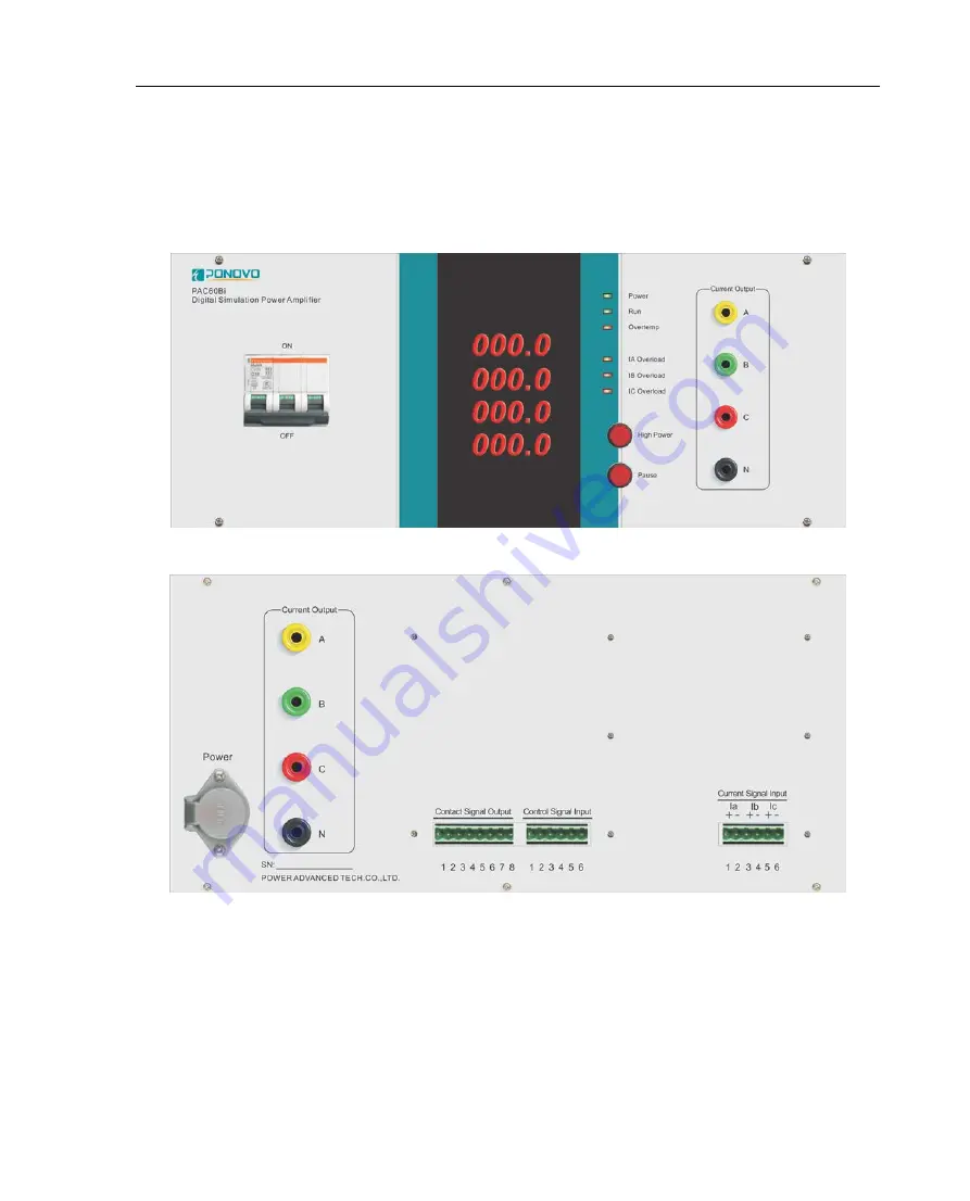 Ponovo PAC60Bi User Manual Download Page 16