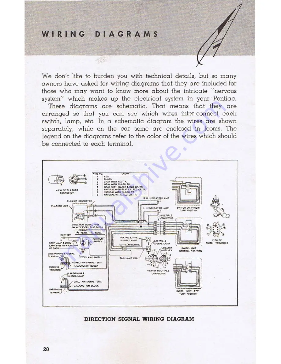 Pontiac 1952 Chieftain Owners Service Manual Download Page 31