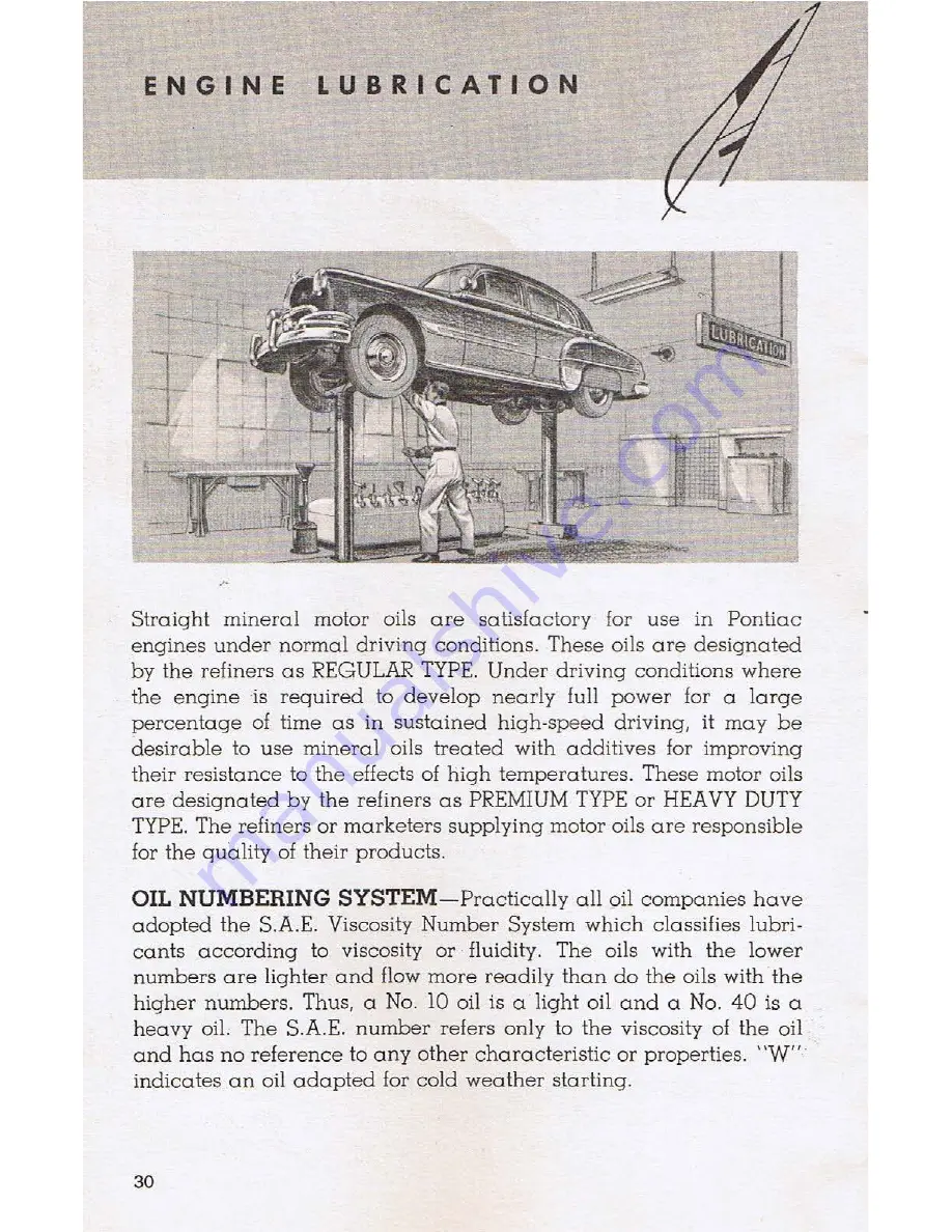 Pontiac 1952 Chieftain Owners Service Manual Download Page 33