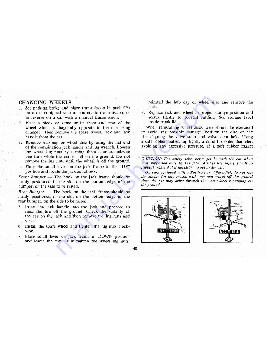 Pontiac 1968 Grande Parisienne Owner'S Manual Download Page 43