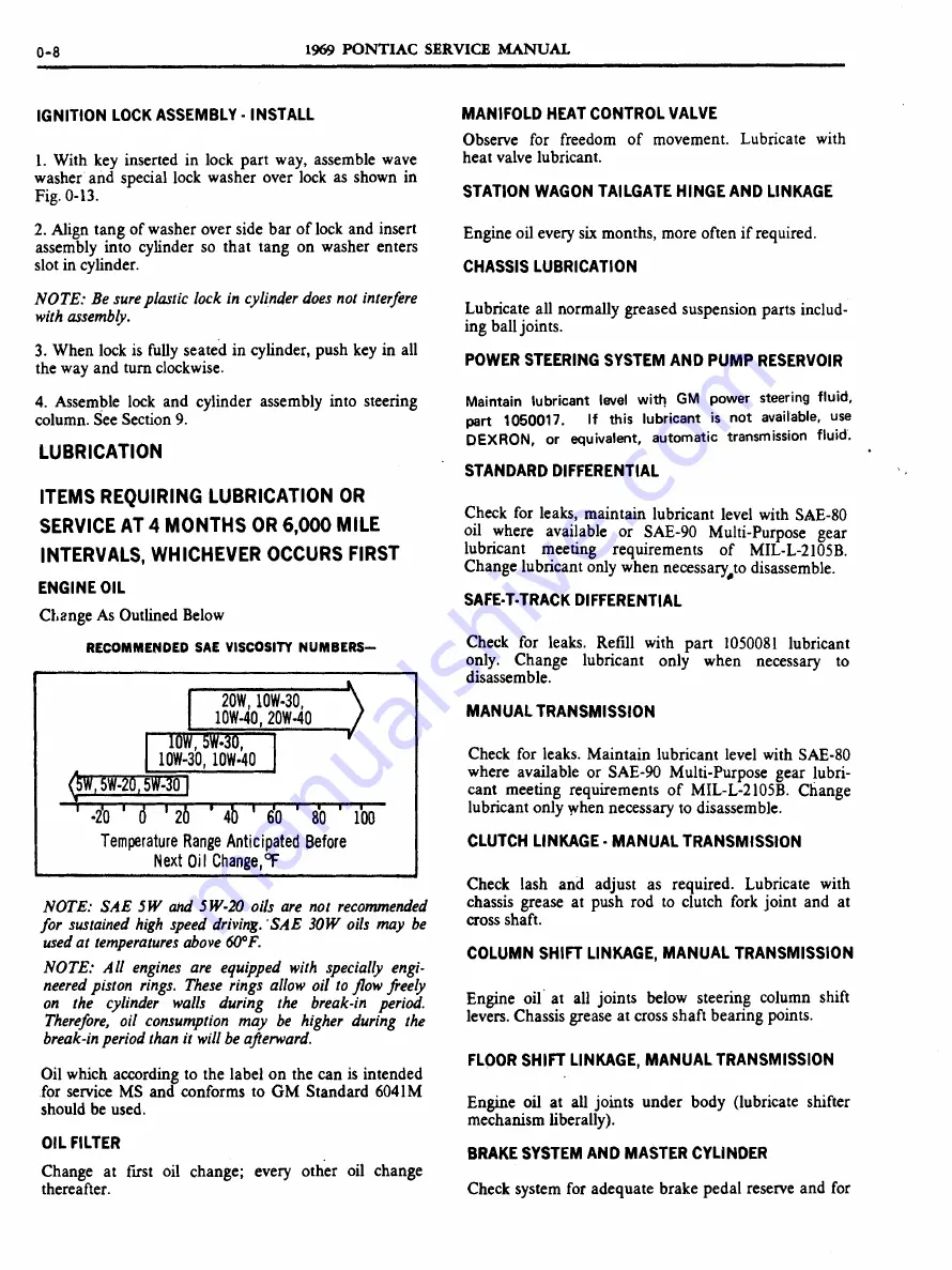 Pontiac 1969 Firebird Service Manual Download Page 10