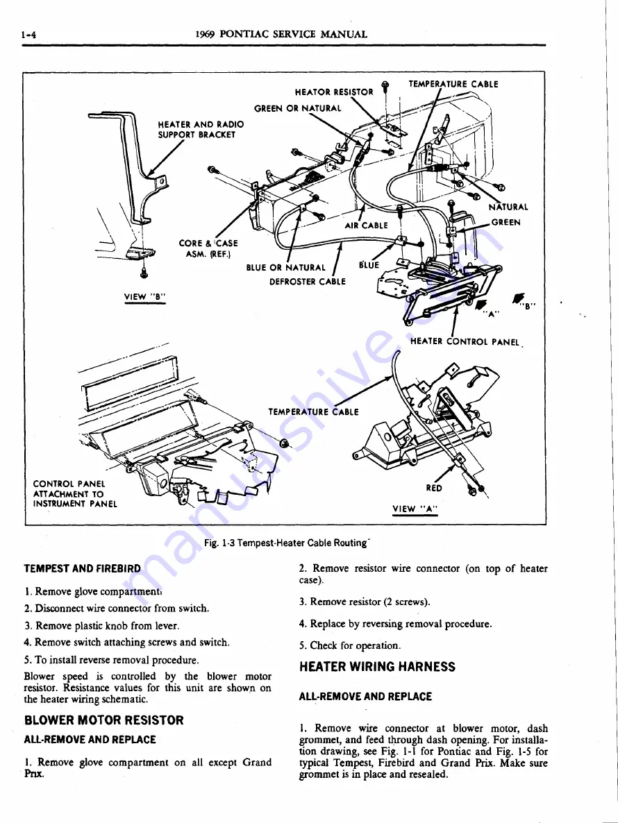 Pontiac 1969 Firebird Service Manual Download Page 19