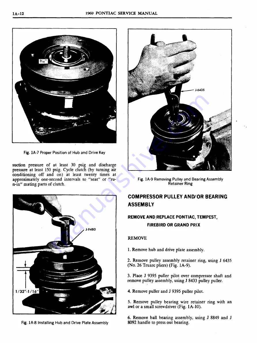 Pontiac 1969 Firebird Service Manual Download Page 39